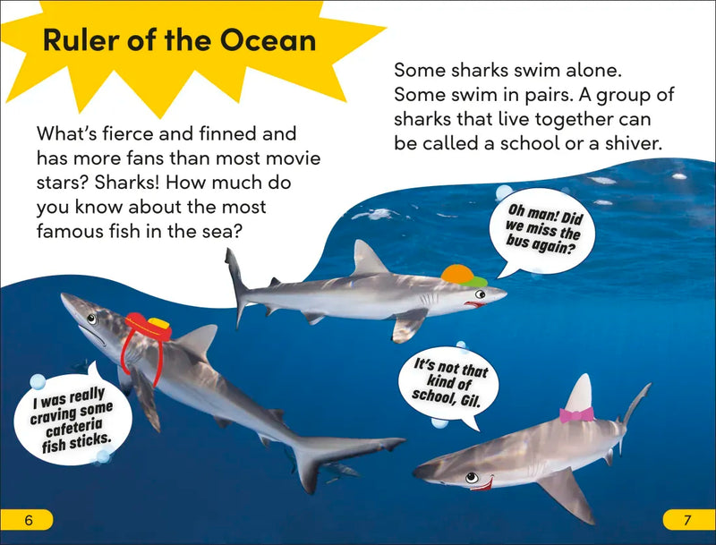 DK Super Readers Level 2 Snarky Shark US - Hardback