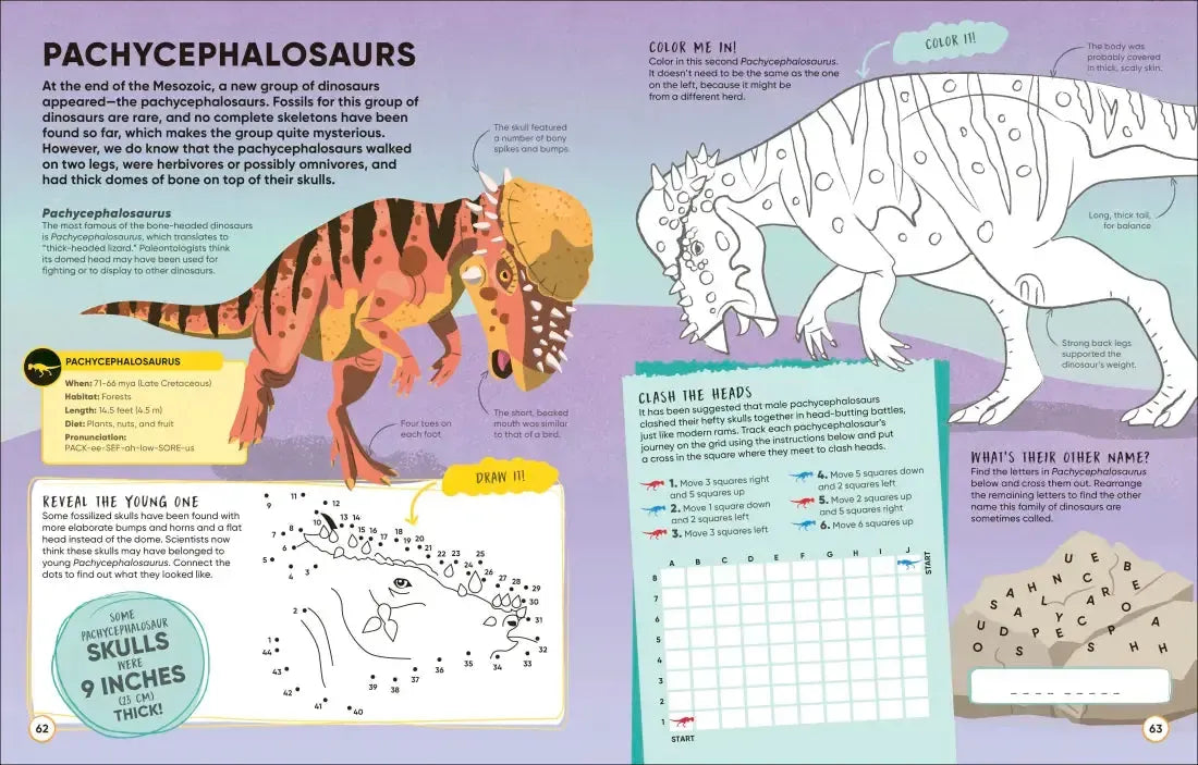Brain Booster Dinosaurs and Other Prehistoric Creatures US - Paperback / softback
