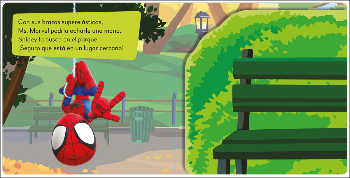 ¡Pop-up sorpresa! Spidey y sus sorprendentes amigos (Pop-Up Peekaboo! Marvel Spidey and his Amazing Friends) interior 1 (ISBN 9780593848340)