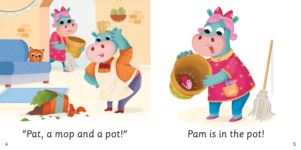 DK Super Phonics My First Decodable Stories Haircut Hippos US - Multiple-component retail product, boxed