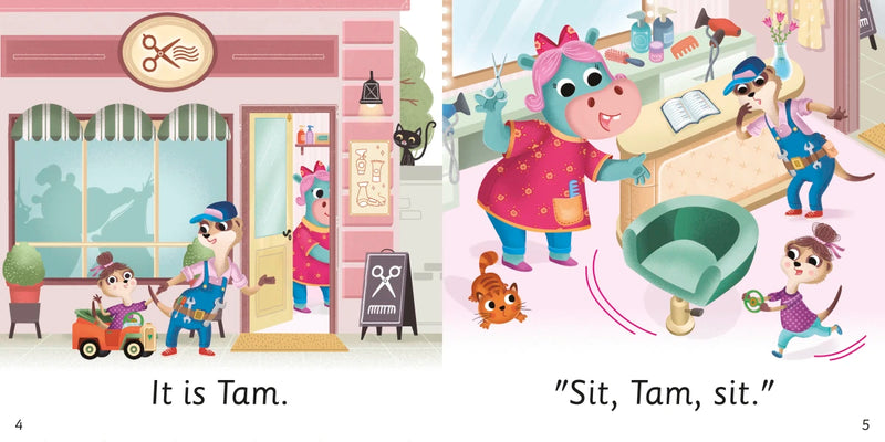 DK Super Phonics My First Decodable Stories Haircut Hippos US - Multiple-component retail product, boxed