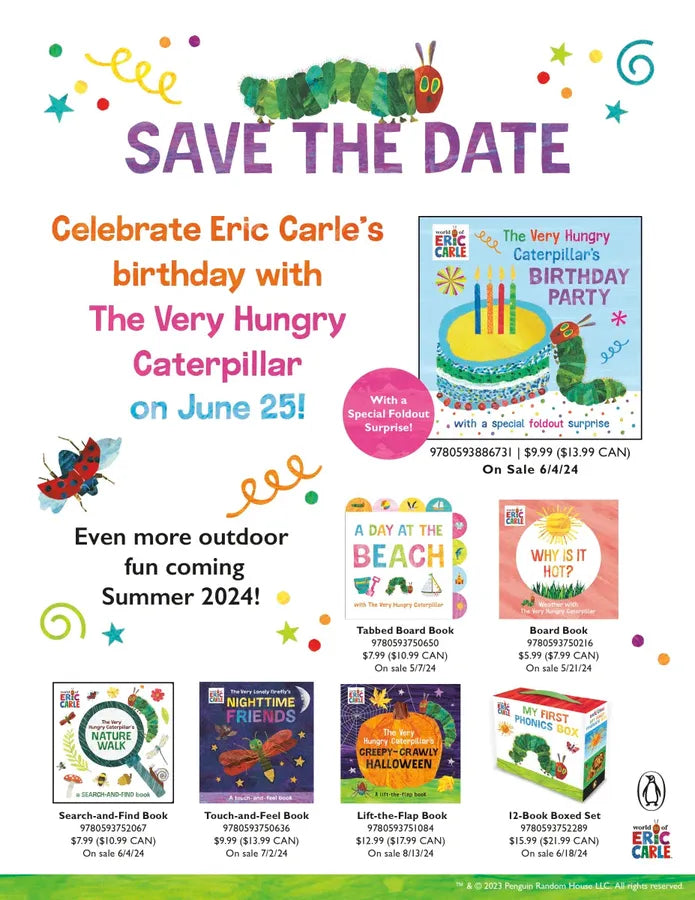 The Very Hungry Caterpillar's Birthday Party US - Board book