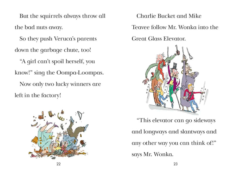 Charlie and the Chocolate Factory: They All Come Out in the Wash US - Hardback