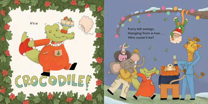 Crocodile Christmas US - Board book