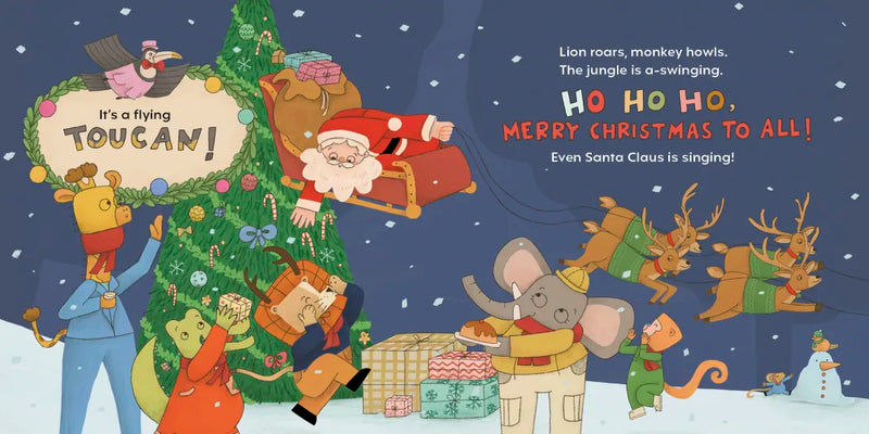 Crocodile Christmas US - Board book