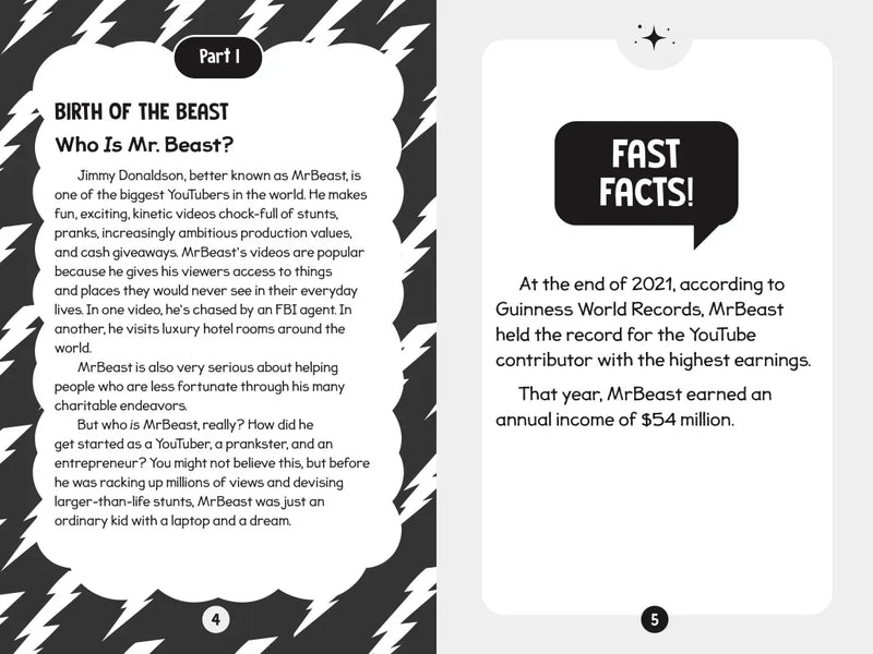 96 Facts About MrBeast US - Paperback / softback