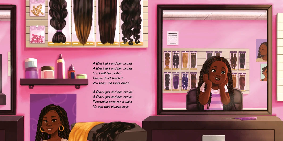 A Black Girl and Her Braids US - Hardback
