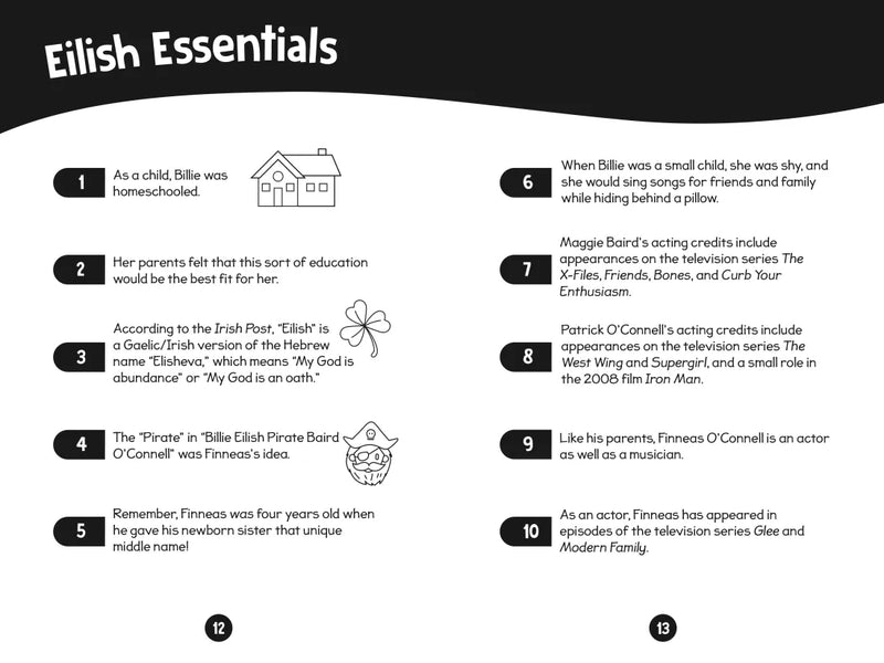 96 Facts About Billie Eilish US - Paperback / softback