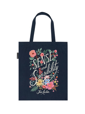 Puffin in Bloom: Sense and Sensibility Tote Bag-Lifestyle and Leisure-買書書 BuyBookBook