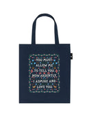 Puffin in Bloom: Pride and Prejudice Tote Bag US - Tote bag