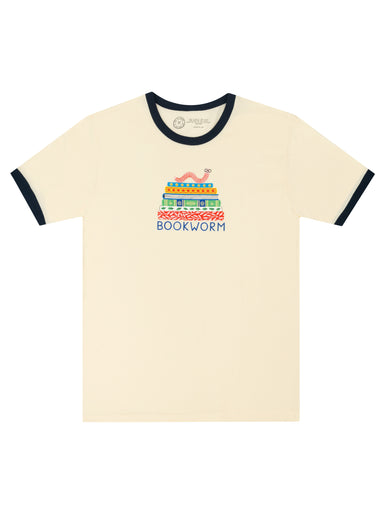 Bookworm Unisex Ringer T-Shirt X-Large