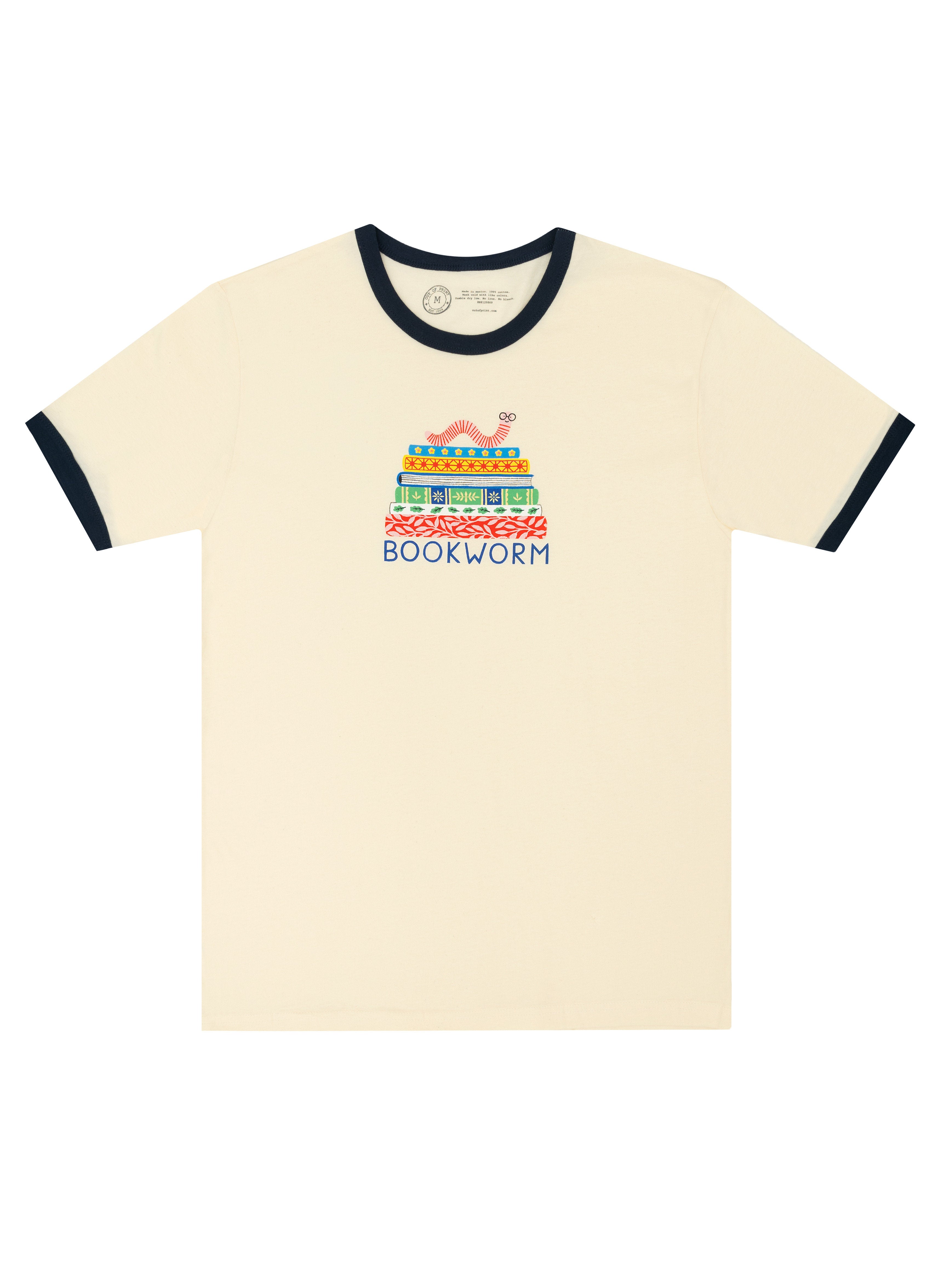 Bookworm Unisex Ringer T-Shirt XXX-Large