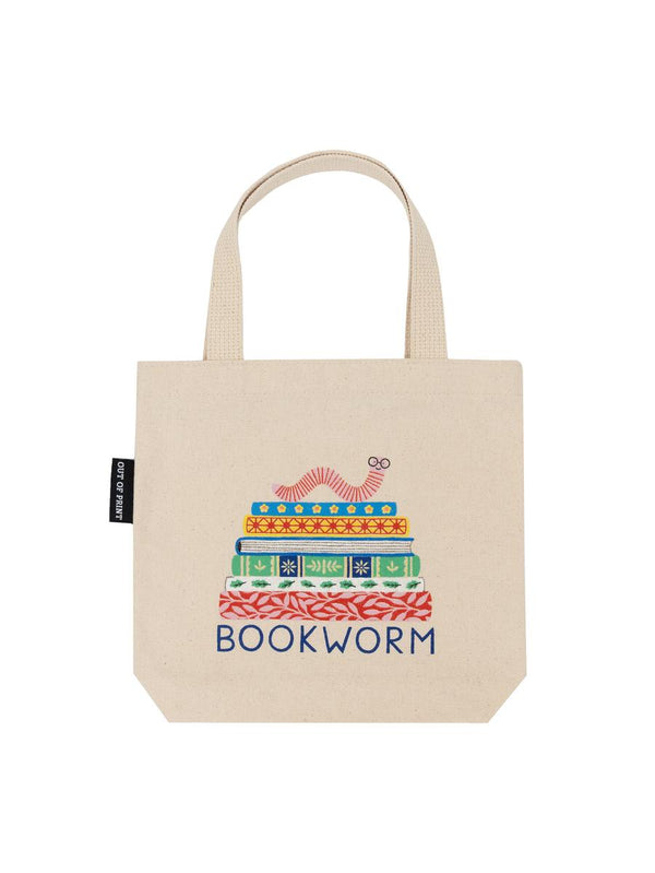 Bookworm Mini Tote Bag-Lifestyle and Leisure-買書書 BuyBookBook