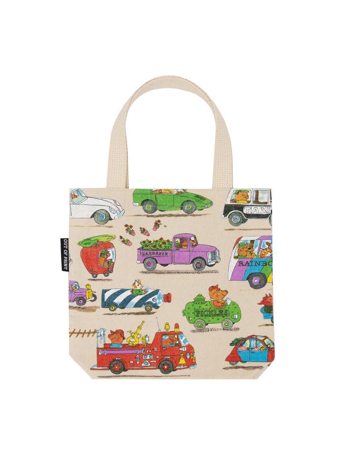 Richard Scarry: Cars and Trucks and Things That Go Mini Tote Bag-Lifestyle and Leisure-買書書 BuyBookBook