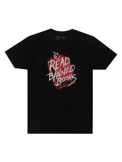 Read Banned Books (Graffiti Art) Unisex T-Shirt Medium-Lifestyle and Leisure-買書書 BuyBookBook