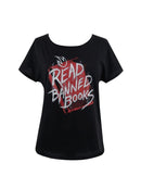 Read Banned Books (Graffiti Art) Women's Relaxed Fit T-Shirt Medium-Lifestyle and Leisure-買書書 BuyBookBook