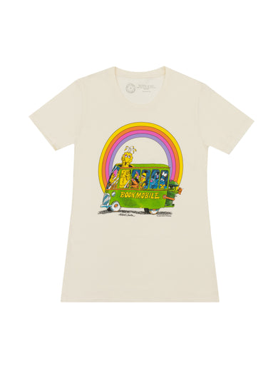 Sesame Street Bookmobile Women's Crew T-Shirt X-Small
