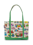 Richard Scarry: Cars and Trucks and Things That Go Large Zippered Tote US - Tote bag
