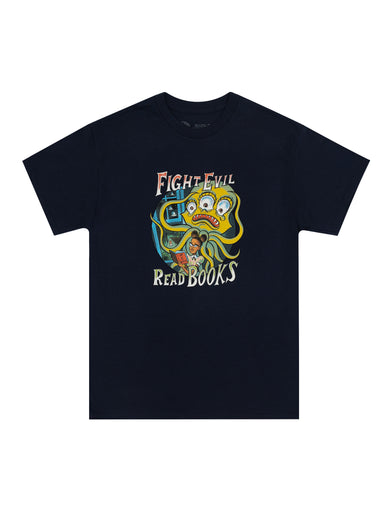 Fight Evil, Read Books: 2024 Design Unisex T-Shirt XX-Large
