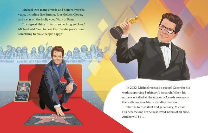Michael J. Fox: A Little Golden Book Biography US - Hardback