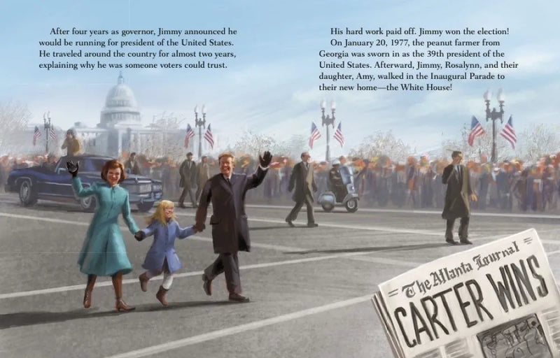 Jimmy Carter: A Little Golden Book Biography US - Hardback