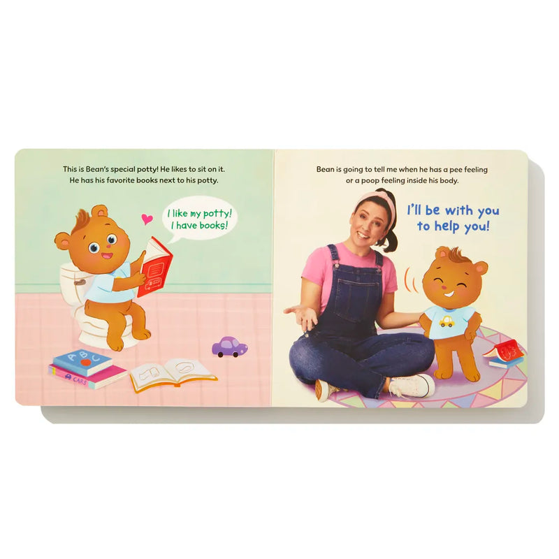 Potty Time with Bean (Ms. Rachel) US - Board book
