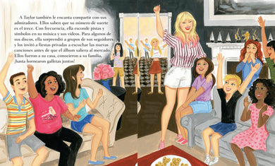 Mi Little Golden Book sobre Taylor Swift (My Little Golden Book About Taylor Swift Spanish Edition) interior 3 (ISBN 9780593899373)