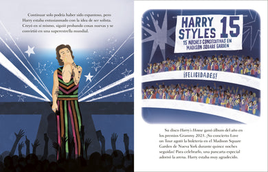 Mi Little Golden Book sobre Harry Styles (My Little Golden Book About Harry Styles Spanish Edition) interior 3 (ISBN 9780593899694)