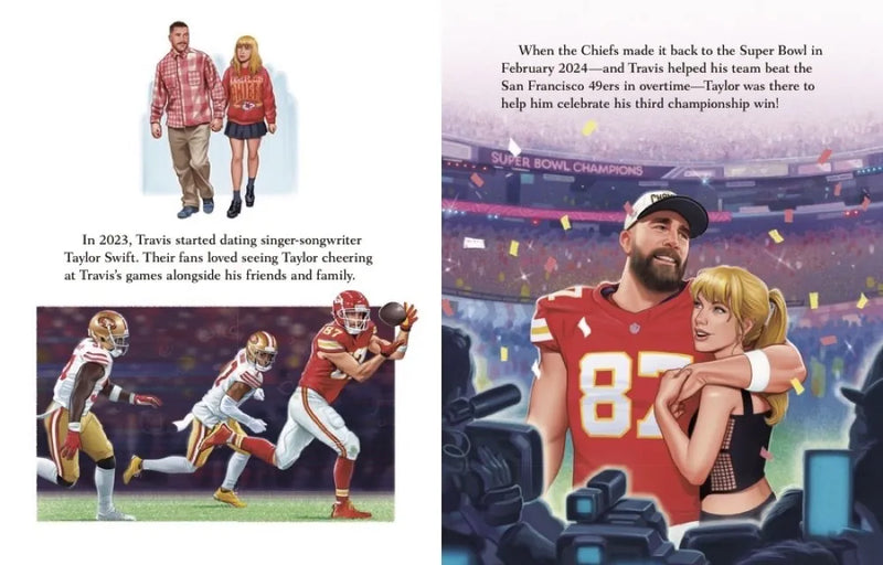 The Kelce Brothers: A Little Golden Book Biography US - Hardback