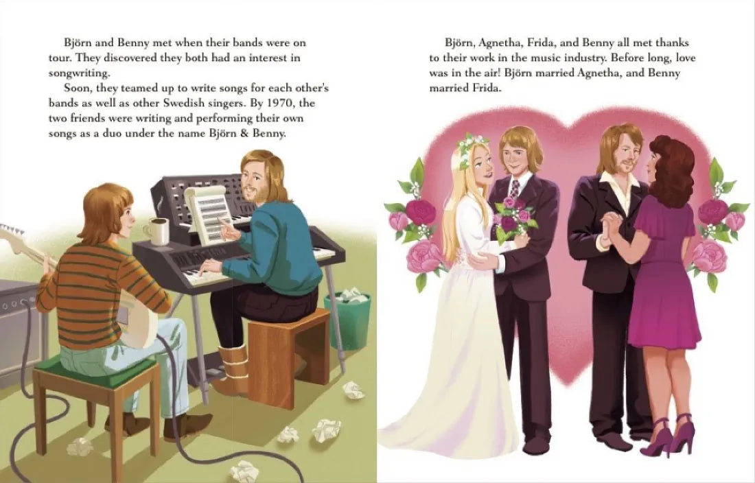 ABBA: A Little Golden Book Biography US - Hardback