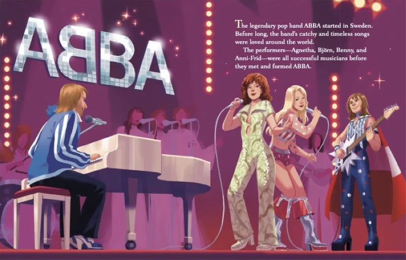 ABBA: A Little Golden Book Biography US - Hardback