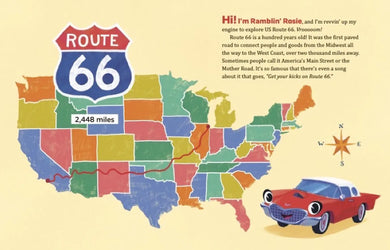 My Little Golden Book About Route 66 US - Hardback