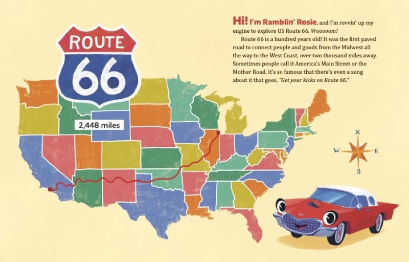 My Little Golden Book About Route 66 US - Hardback