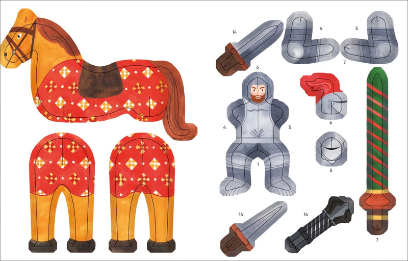 The Met Knights Discover, Press Out & Play US - Hardback