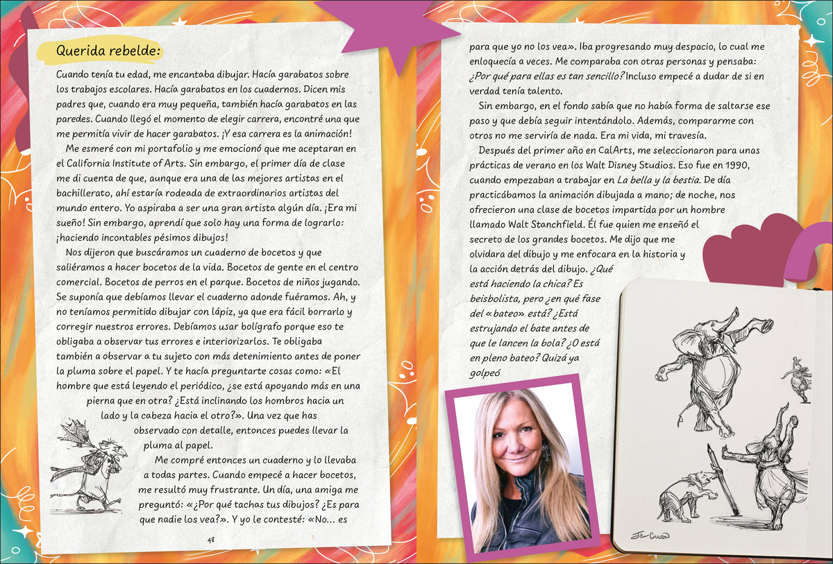 Querida rebelde... (Dear Rebel) interior 3 (ISBN 9780593959916)