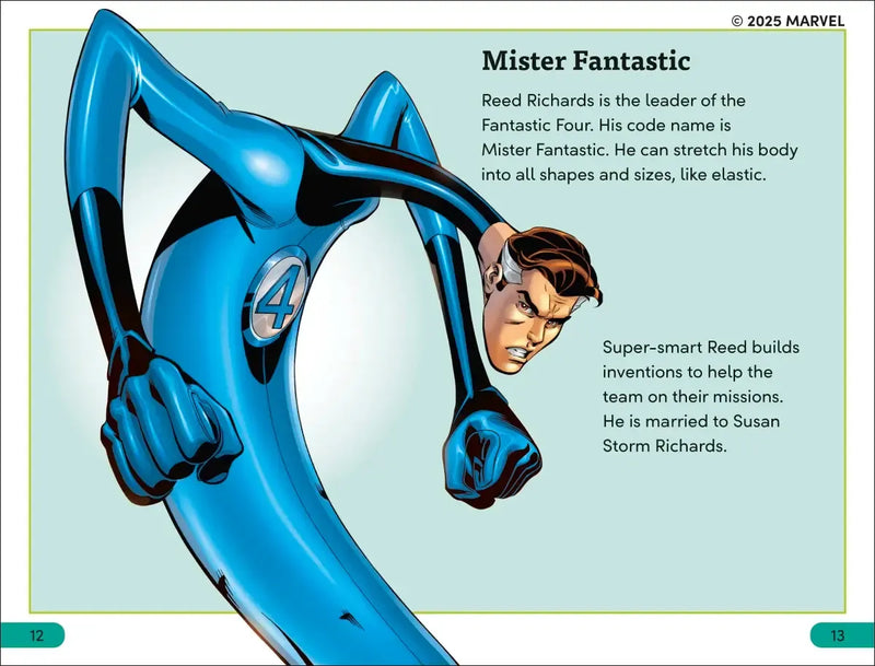 DK Super Readers Level 3 Marvel Fantastic Four Cosmic Adventures US - Hardback