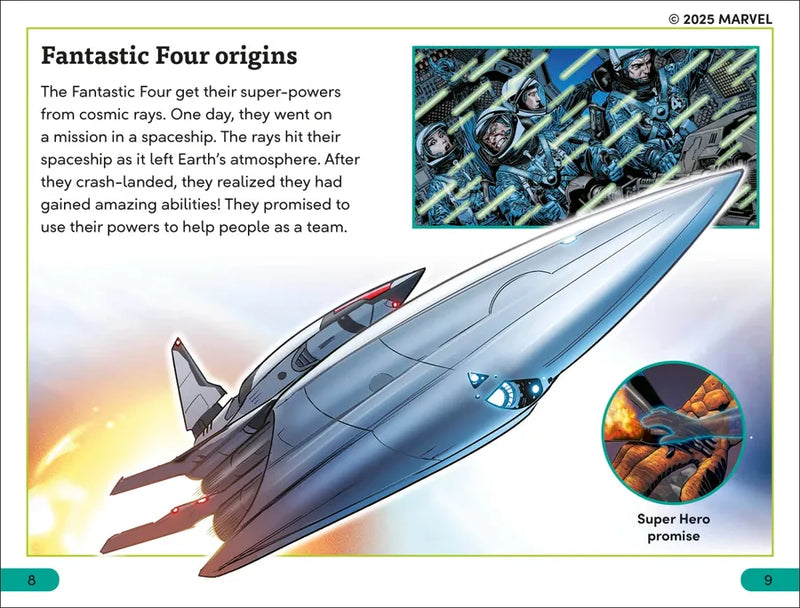 DK Super Readers Level 3 Marvel Fantastic Four Cosmic Adventures US - Hardback