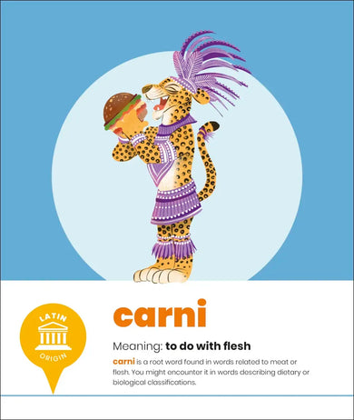 DK SUPER Where Words Come From Morpheme-a-Day US - Hardback