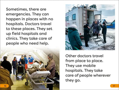 DK Super Readers Level 1 A Day in the Life of a Doctor US - Hardback