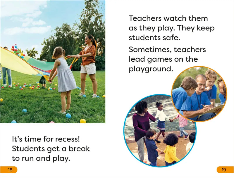 DK Super Readers Level 1 A Day in the Life of a Teacher US - Hardback