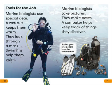 DK Super Readers Level 1 A Day in the Life of a Marine Biologist US - Paperback / softback