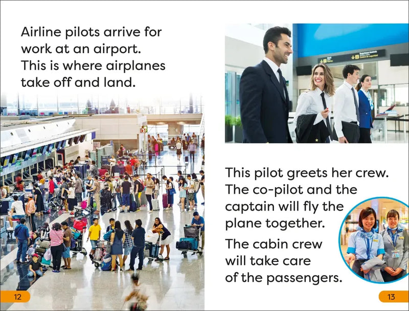 DK Super Readers Level 1 A Day in the Life of a Pilot US - Paperback / softback