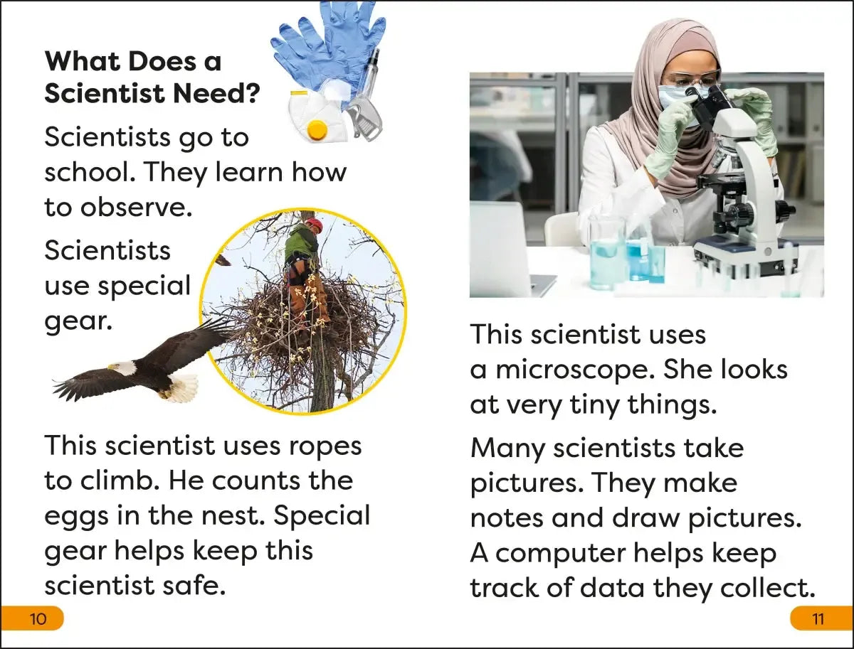 DK Super Readers Level 1 A Day in the Life of a Scientist US - Hardback