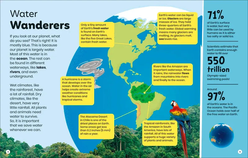 DK Super Planet Wonderful Waterways US - Hardback