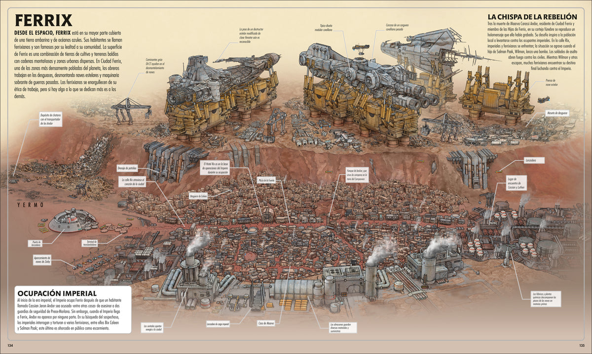 Star Wars Mundos y escenarios (Star Wars Complete Locations New Edition) interior 2 (ISBN 9780593963067)