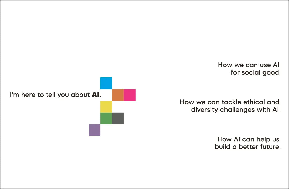 A Kids Book About AI US - Hardback