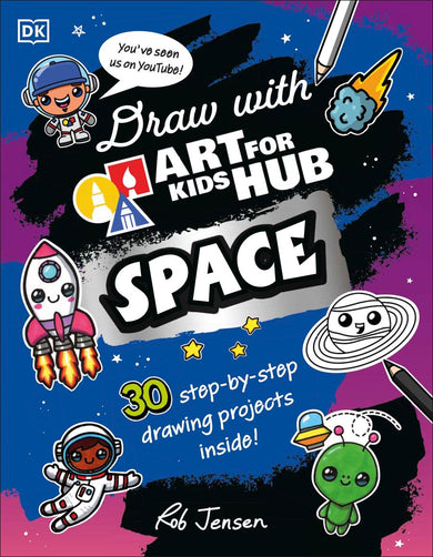 Draw with Art for Kids Hub Space-Children’s Educational: Mathematics/ science/ technology-買書書 BuyBookBook