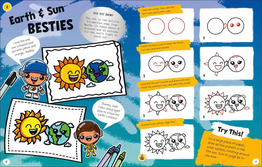 Draw with Art for Kids Hub Space US - Paperback / softback