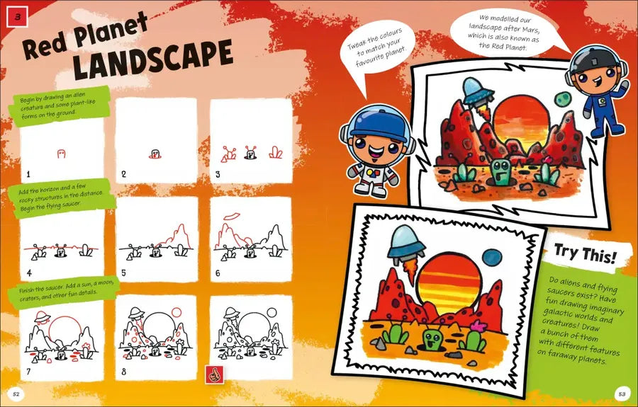 Draw with Art for Kids Hub Space US - Paperback / softback