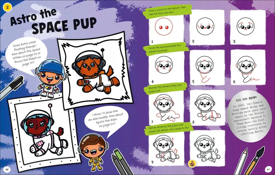 Draw with Art for Kids Hub Space US - Paperback / softback